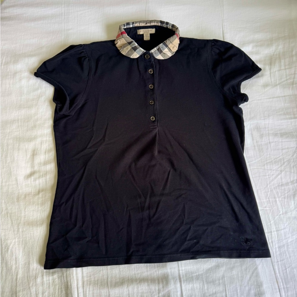 Burberry Black Button Down Shirt